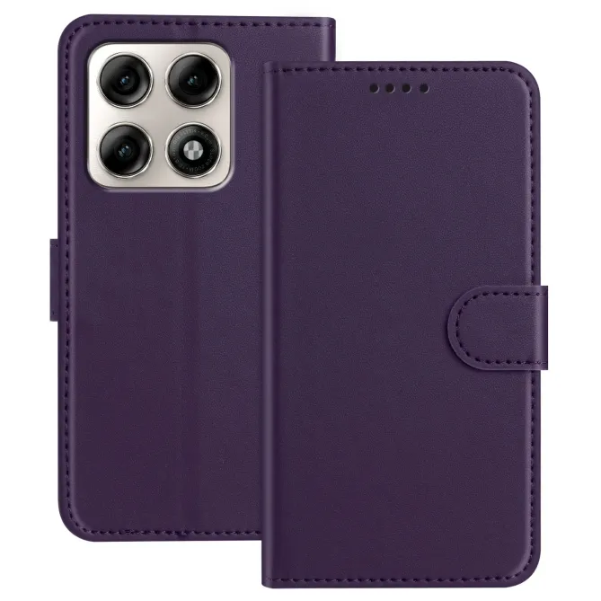 Housse Motorola Edge 70 Pro Effet Cuir avec Couture