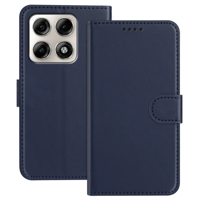 Housse Motorola Edge 70 Pro Effet Cuir avec Couture