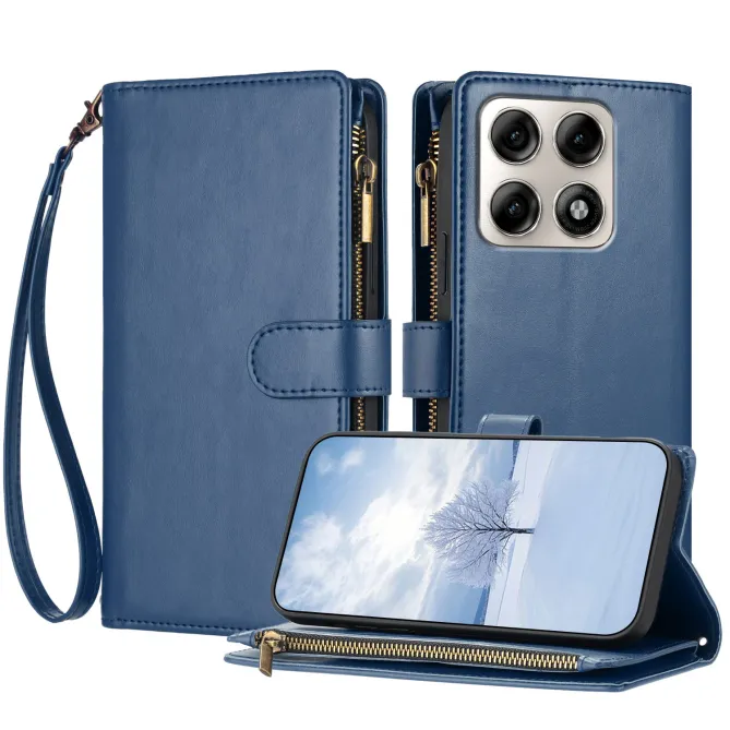 Housse Motorola Edge 70 Pro Zippée Porte-Cartes Simili Cuir