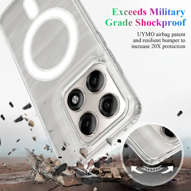 Coque Motorola Edge 70 Pro Transparente Magnétique