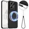 Coque Motorola Edge 70 Pro Silicone Liquide Magnétique, Lanière