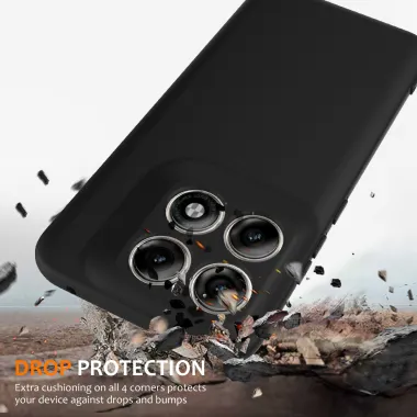 Coque Motorola Edge 70 Pro Silicone Liquide Magnétique, Lanière
