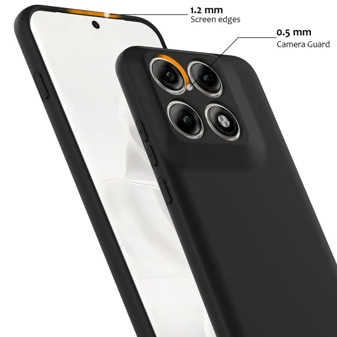 Coque Motorola Edge 70 Pro Silicone Liquide Magnétique, Lanière