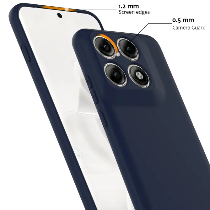 Coque Motorola Edge 70 Pro Silicone Liquide Magnétique, Lanière