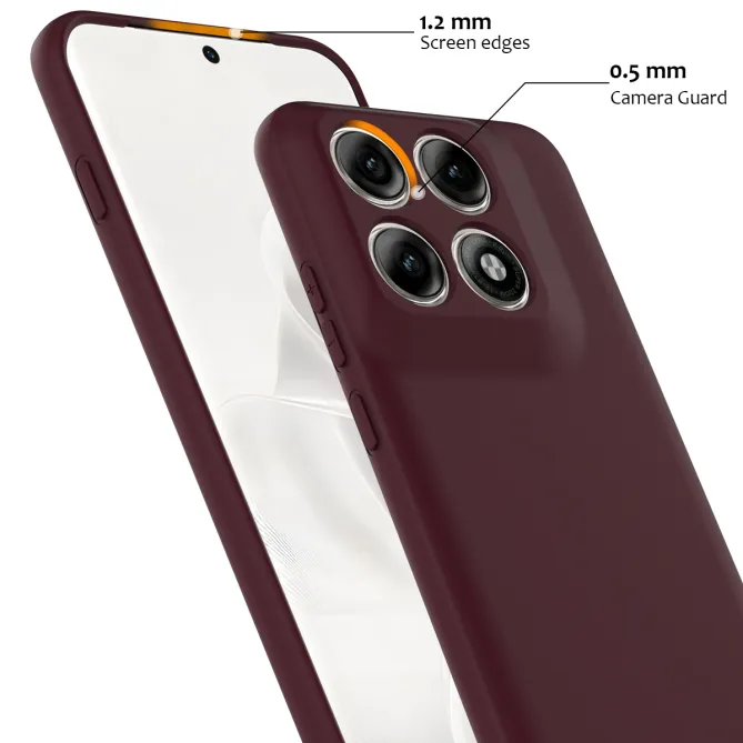 Coque Motorola Edge 70 Pro Silicone Liquide Magnétique, Lanière