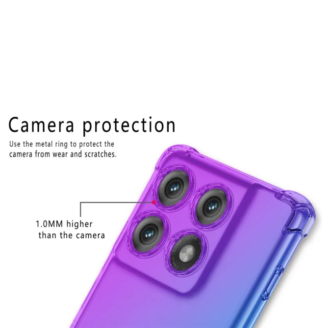 Coque Motorola Edge 70 Pro Transparente Bicolore