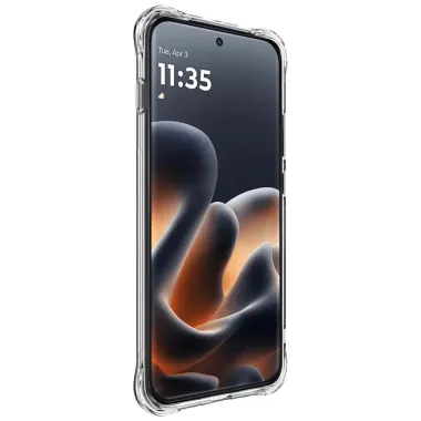 Coque Motorola Edge 70 Pro Magnétique Airbag Coins Renforcés Transparente