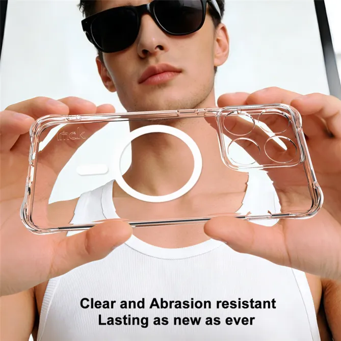 Coque Motorola Edge 70 Pro Magnétique Airbag Coins Renforcés Transparente