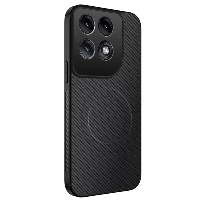 Coque Motorola Edge 70 Pro Magnétique Style Fibre de Carbone