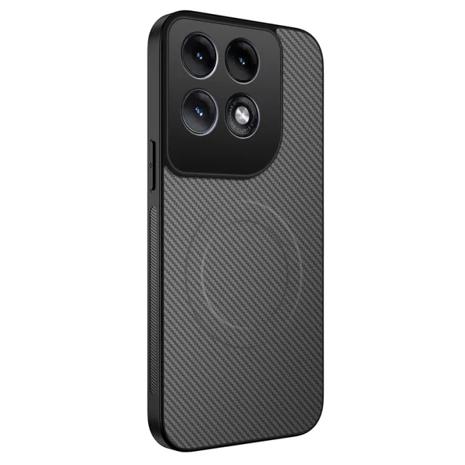 Coque Motorola Edge 70 Pro Magnétique Style Fibre de Carbone