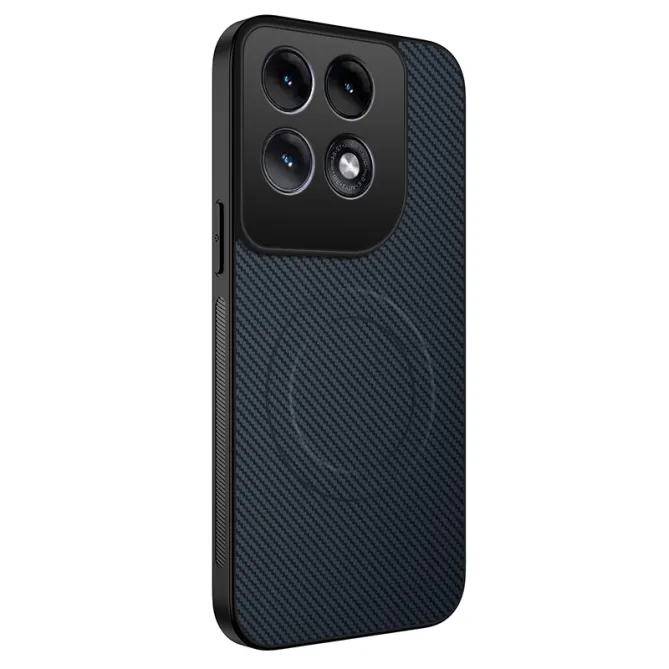 Coque Motorola Edge 70 Pro Magnétique Style Fibre de Carbone