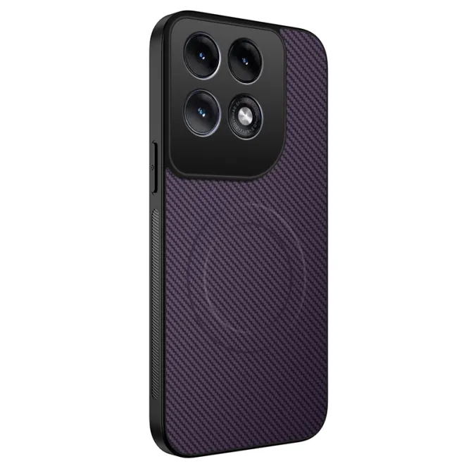 Coque Motorola Edge 70 Pro Magnétique Style Fibre de Carbone