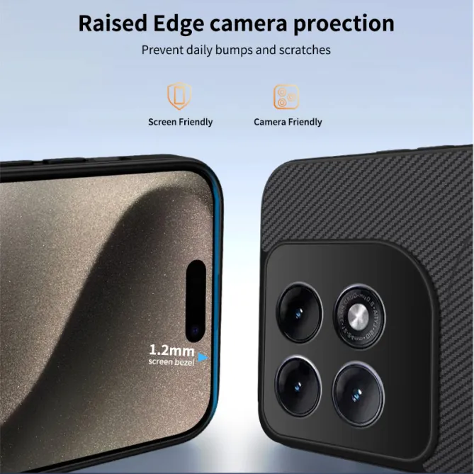 Coque Motorola Edge 70 Pro Magnétique Style Fibre de Carbone