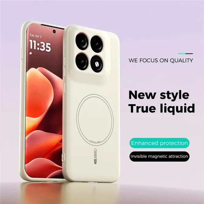 Coque Motorola Edge 70 Pro Silicone Liquide Magnétique
