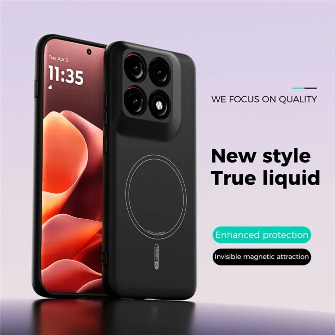 Coque Motorola Edge 70 Pro Silicone Liquide Magnétique