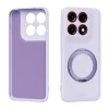 Coque Motorola Edge 70 Pro Silicone Liquide Anneau Béquille Magnétique
