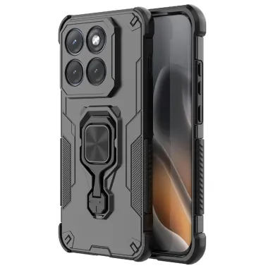 Coque Motorola Edge 70 Pro Antichoc Anneau Zinc Rotatif