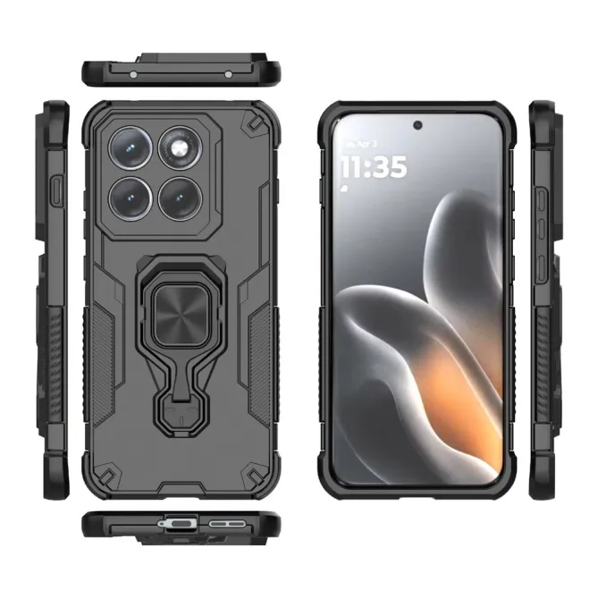 Coque Motorola Edge 70 Pro Antichoc Anneau Zinc Rotatif