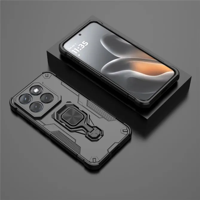 Coque Motorola Edge 70 Pro Antichoc Anneau Zinc Rotatif