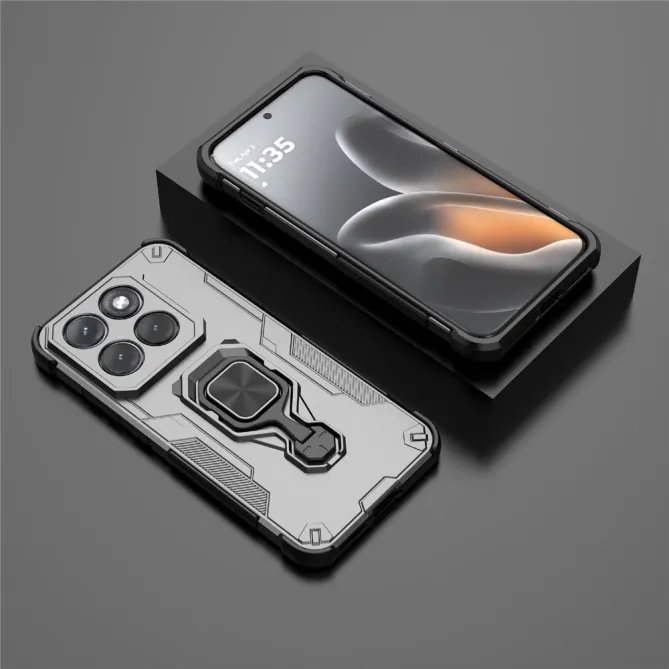 Coque Motorola Edge 70 Pro Antichoc Anneau Zinc Rotatif