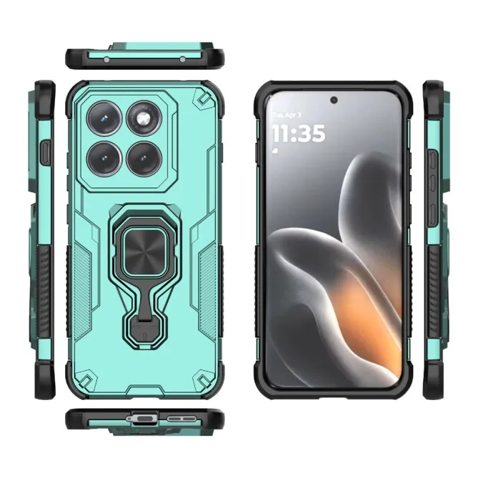 Coque Motorola Edge 70 Pro Antichoc Anneau Zinc Rotatif