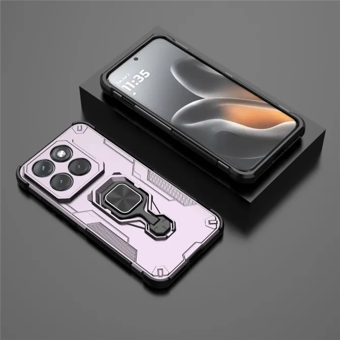 Coque Motorola Edge 70 Pro Antichoc Anneau Zinc Rotatif