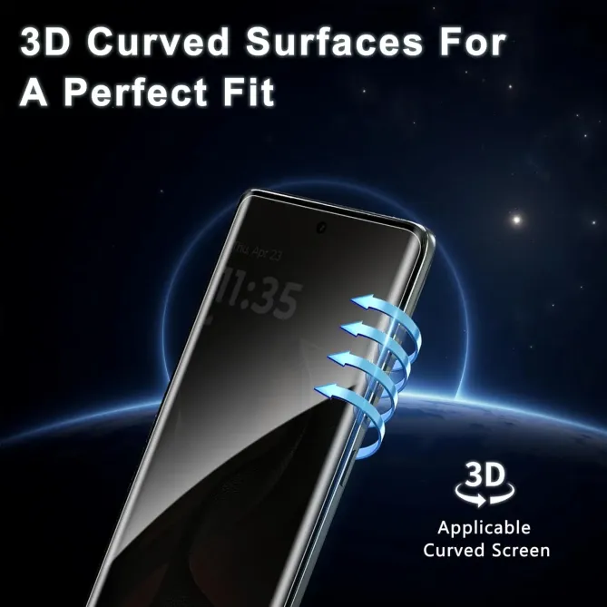 Verre Trempé Anti-Espion Motorola Edge 70 Pro Confidentialité Intégrale