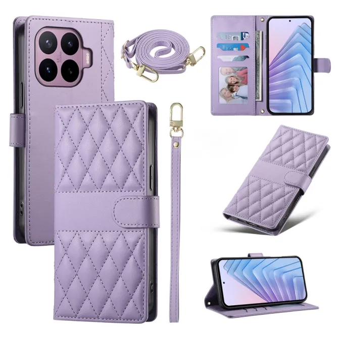 Housse Xiaomi 17T Pro Matelassée Bandoulière Amovible