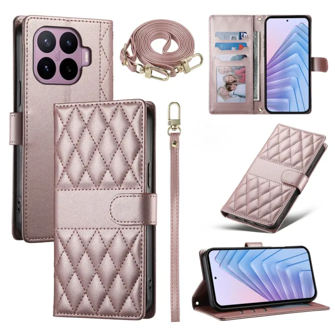 Housse Xiaomi 17T Pro Matelassée Bandoulière Amovible