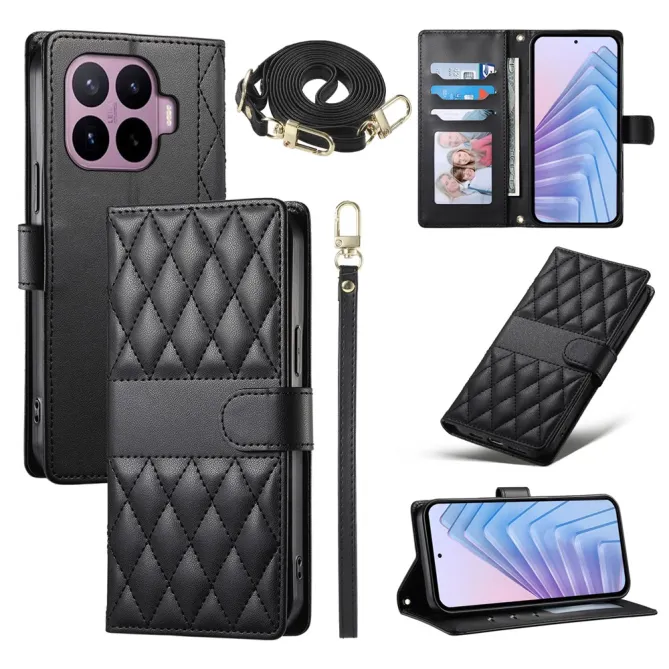 Housse Xiaomi 17T Pro Matelassée Bandoulière Amovible