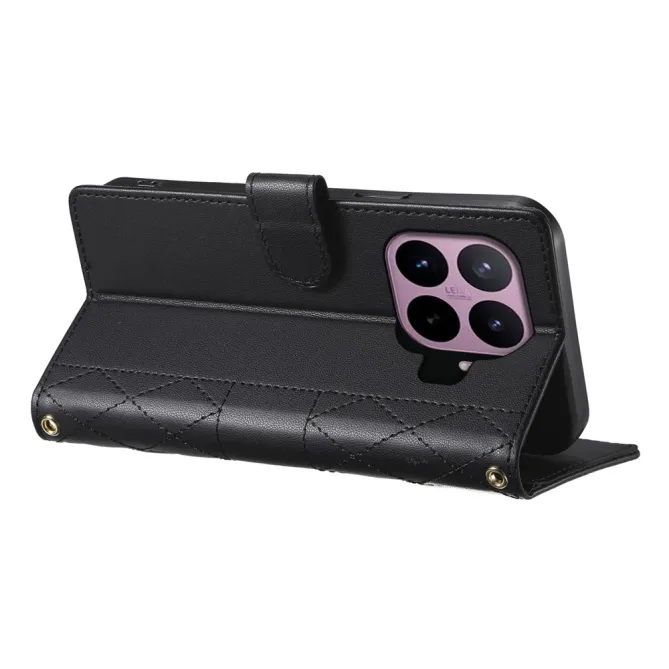 Housse Xiaomi 17T Pro Matelassée Bandoulière Amovible