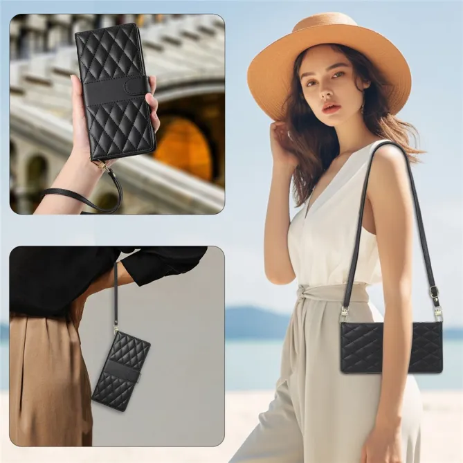 Housse Xiaomi 17T Pro Matelassée Bandoulière Amovible