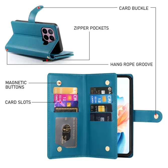 Housse Xiaomi 17T Pro Portefeuille avec Bandoulière et