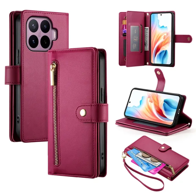 Housse Xiaomi 17T Pro Portefeuille avec Bandoulière et
