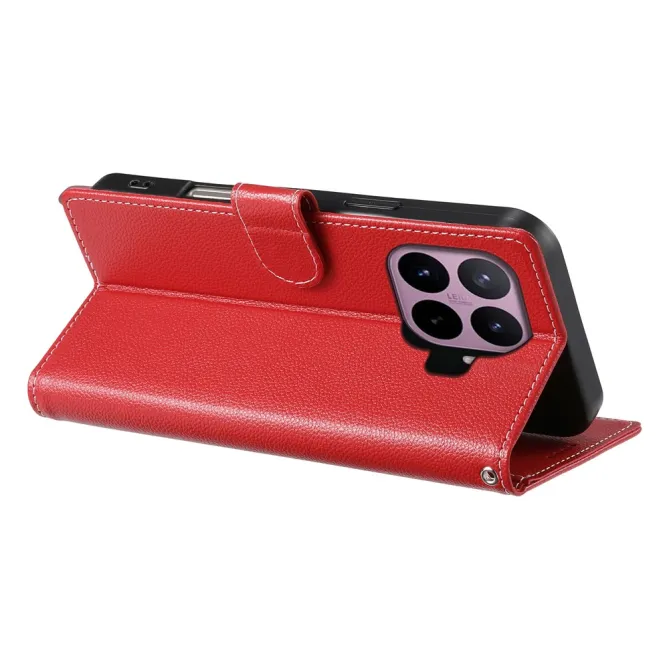 Housse Xiaomi 17T Pro Simili Cuir Rabat Magnétique Dragonne