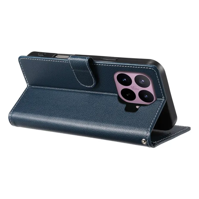 Housse Xiaomi 17T Pro Simili Cuir Rabat Magnétique Dragonne