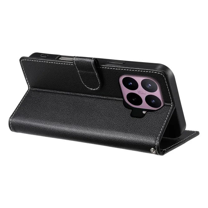 Housse Xiaomi 17T Pro Simili Cuir Rabat Magnétique Dragonne