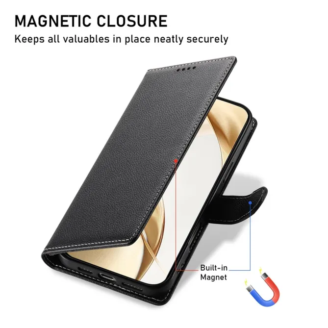 Housse Xiaomi 17T Pro Simili Cuir Rabat Magnétique Dragonne