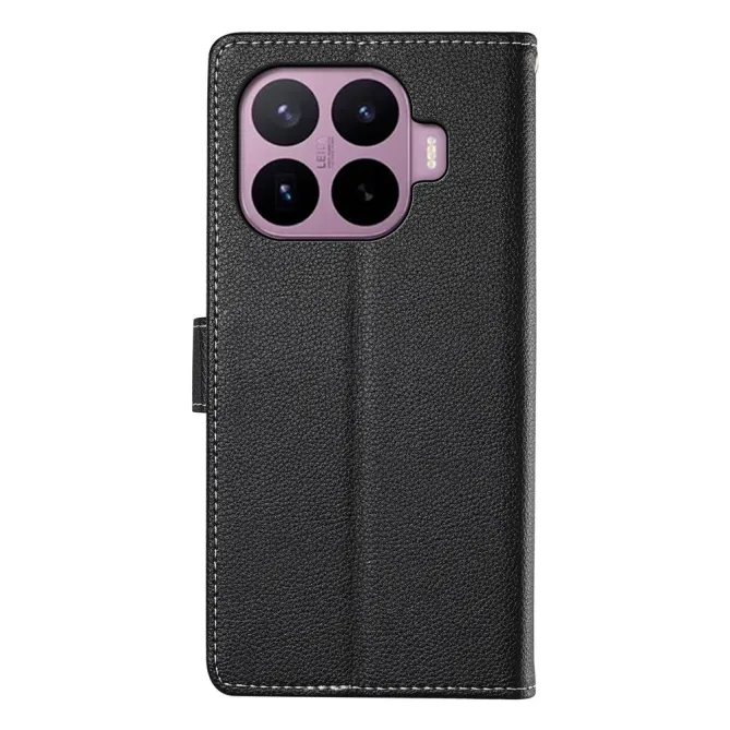 Housse Xiaomi 17T Pro Simili Cuir Rabat Magnétique Dragonne