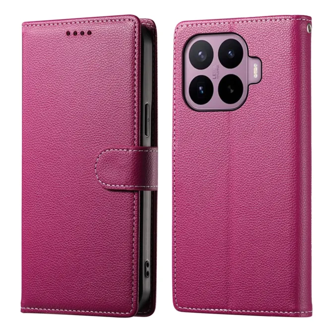 Housse Xiaomi 17T Pro Simili Cuir Rabat Magnétique Dragonne