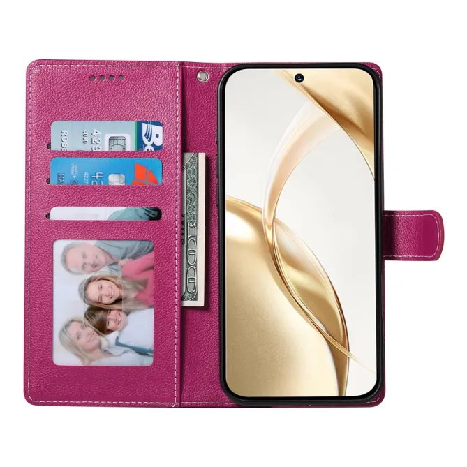 Housse Xiaomi 17T Pro Simili Cuir Rabat Magnétique Dragonne