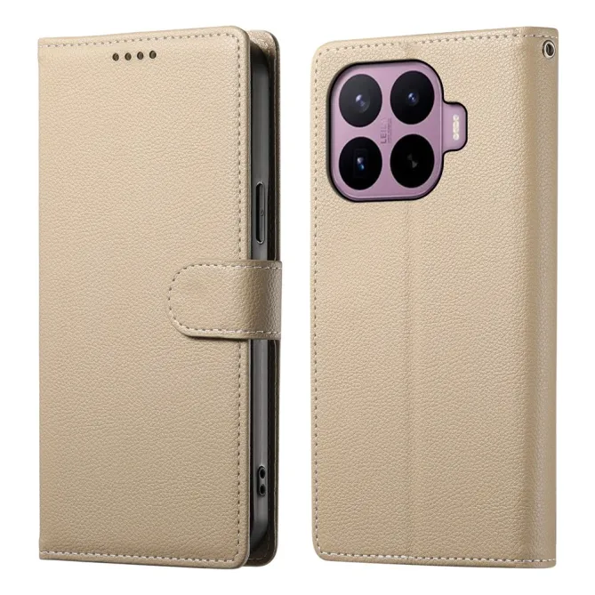 Housse Xiaomi 17T Pro Simili Cuir Rabat Magnétique Dragonne