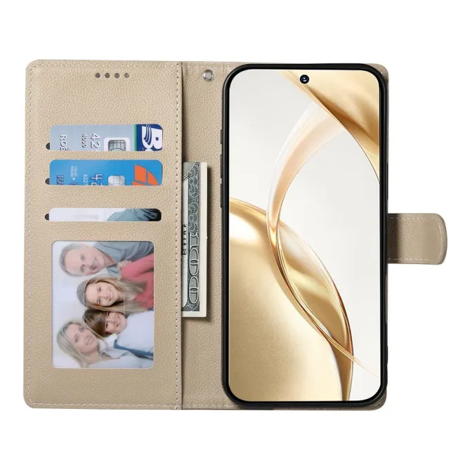 Housse Xiaomi 17T Pro Simili Cuir Rabat Magnétique Dragonne