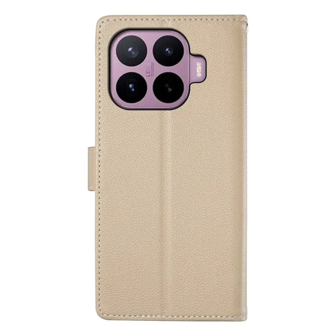 Housse Xiaomi 17T Pro Simili Cuir Rabat Magnétique Dragonne