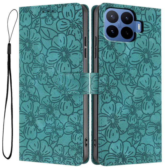 Housse Xiaomi 17T Pro Fleurs Cerisier Dragonne