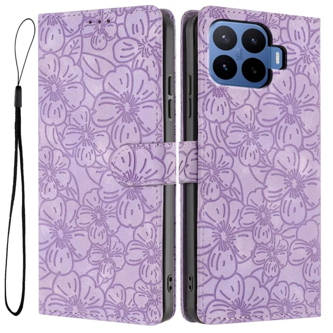 Housse Xiaomi 17T Pro Fleurs Cerisier Dragonne