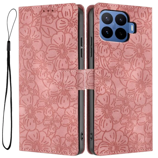 Housse Xiaomi 17T Pro Fleurs Cerisier Dragonne