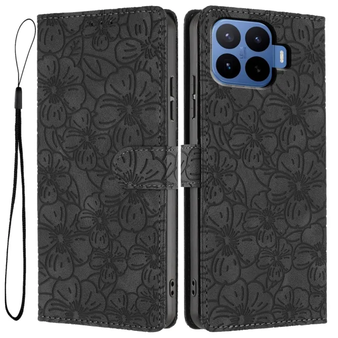 Housse Xiaomi 17T Pro Fleurs Cerisier Dragonne