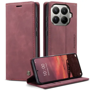 Housse Xiaomi 17T Pro Effet Cuir Rétro Suédé