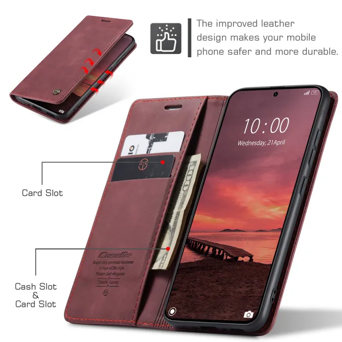 Housse Xiaomi 17T Pro Effet Cuir Rétro Suédé